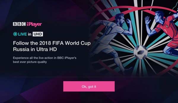 bbc iplayer world cup 4k